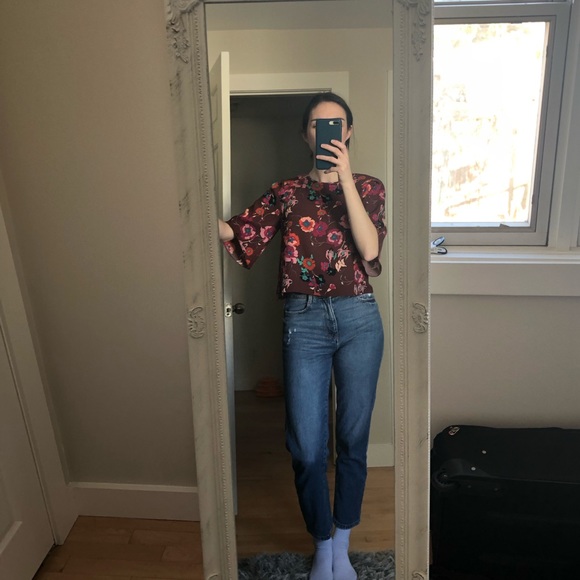 💐🌺Vintage Aritzia Floral Blouse 🌺💐 - Picture 2 of 6